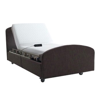 Harmoney Wellness Group Harmony Hi Low Bed - Twin XL (38"X80") Foot PC New Wipeable Fabric