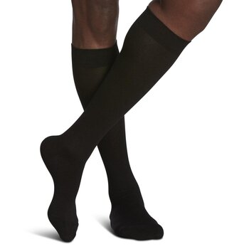 SIGVARIS Style Sea Island Cotton for Men 15-20mmHg Black