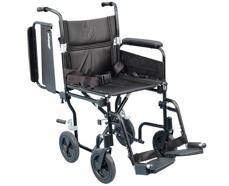 Airgo Airgo Comfort-Plus Lightweight Transport Chair Plaid 17"