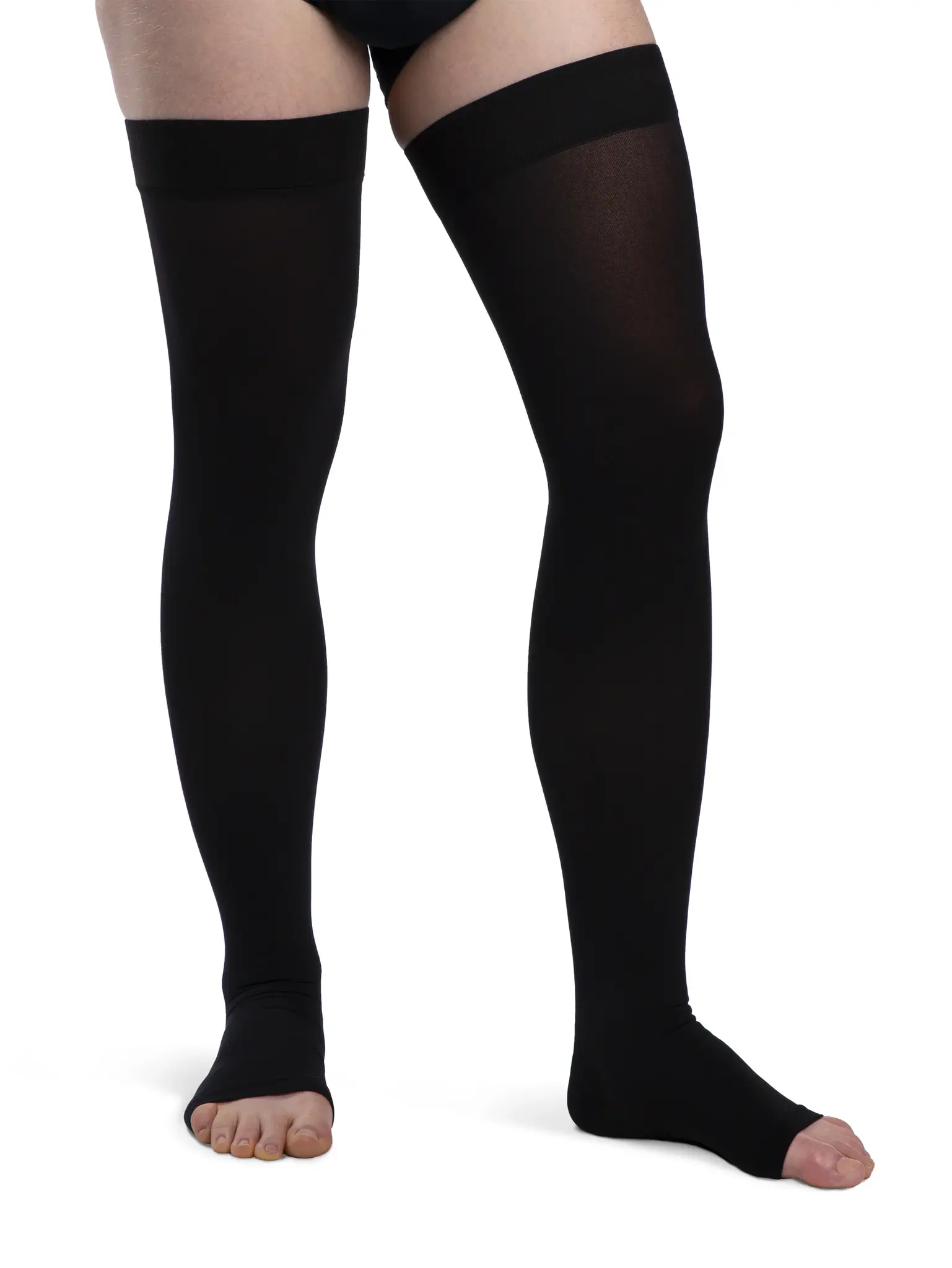 SIGVARIS Essential Opaque Thigh High 30-40mmHg Open Toe