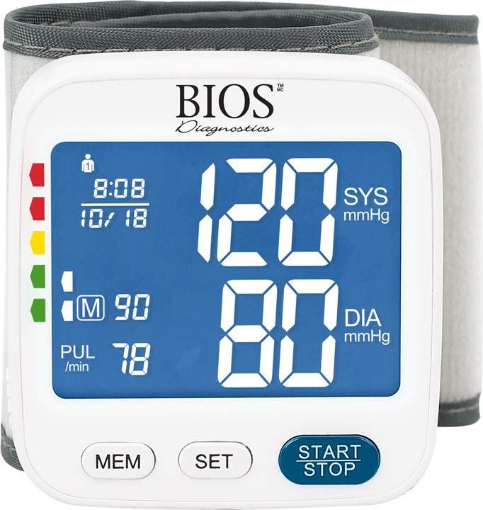 BOS-BIOS Bios Wrist Blood Pressure Monitor W200