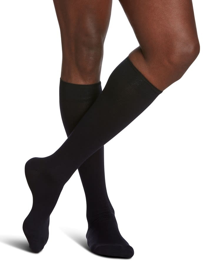 SIGVARIS Style Merino Wool for Men 20-30mmHg Black