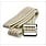 MedLine Medline Transfer/Gait Belt; Metal Buckle, Bariatric, 2" x 72", Beige with Stripes