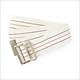 MedLine Medline Transfer/Gait Belt; Beige with Stripes W/Metal Buckle