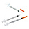 BD Medical BD Microfine Insulin Syringe w/Needle 28G x .5" Each