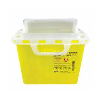 BD Medical BD Point-of-Use Sharps Container; 5.1 L, Yellow, Horizontal entry CASE/20 EACH