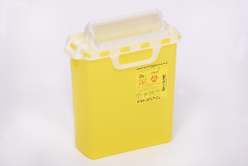 BD Medical BD Sharps Collector 11.3 L Yellow Horizontal Entry Case/10