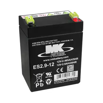 MK MK SLA Battery 12v 2.9 Am (T:950mm W:750mm  Thi:550mm)