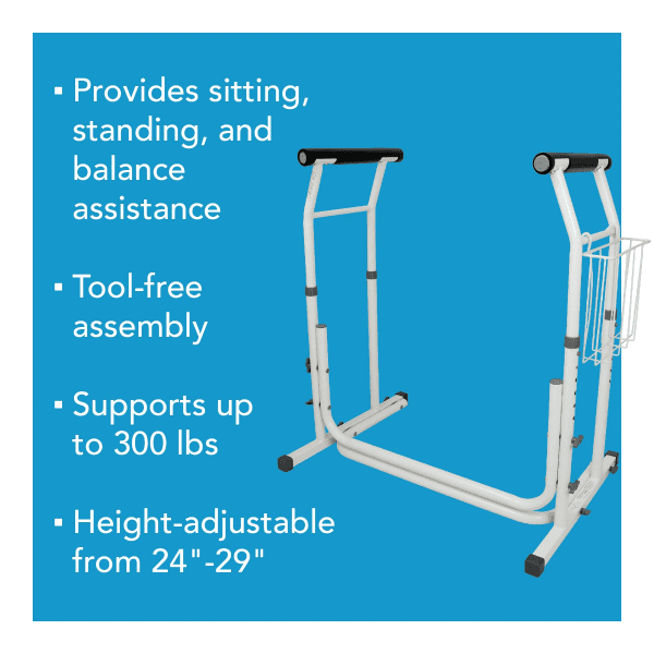 Carex Carex Stand Alone Adjustable Toilet Safety Frame