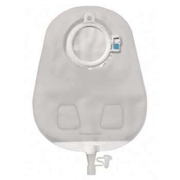 Coloplast SenSura Mio Click Two-Piece Urostomy Pouch Beige 10-1/4" (26cm) Flange 2-3/8" (60mm) - Box of 10