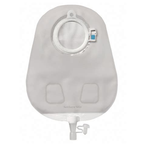 Coloplast SenSura Mio Click Two-Piece Urostomy Pouch Beige 10-1/4" (26cm) Flange 2-3/8" (60mm) - Box of 10