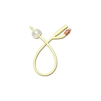 MedLine Medline 2-Way Silicone-Elastomer-Coated Latex Foley Catheter 10cc 18fr