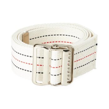 MedLine Medline Transfer/Gait Belt; Metal Buckle, 2" x 60", Red, White and Blue Stripes