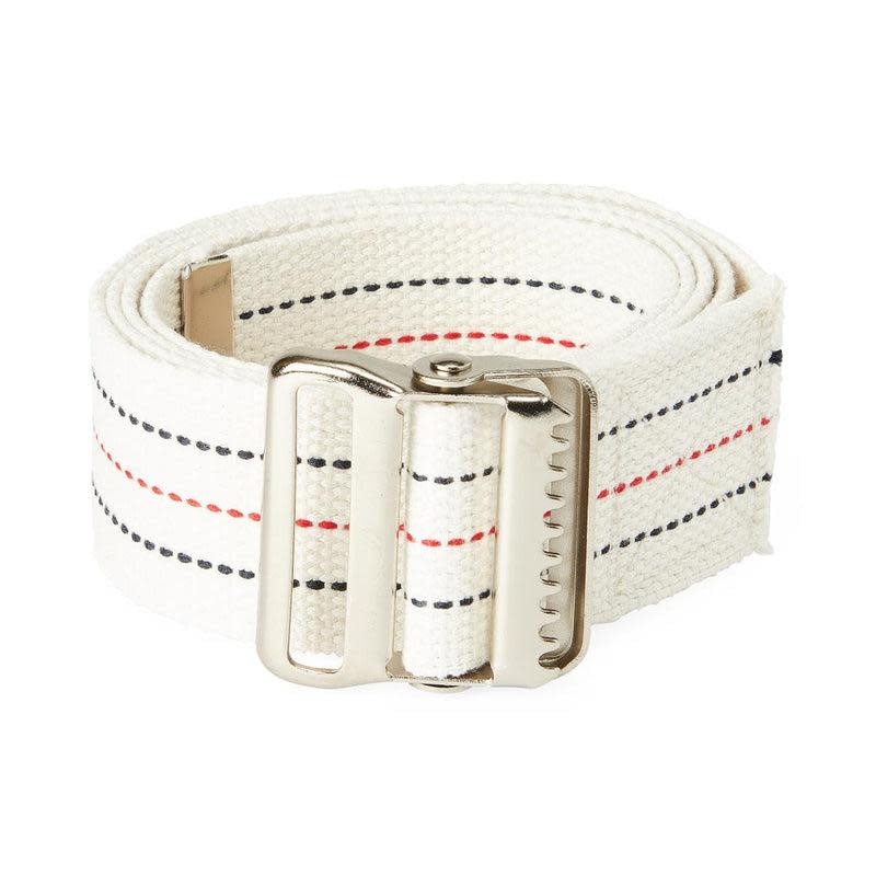 MedLine Medline Transfer/Gait Belt; Metal Buckle, 2" x 60", Red, White and Blue Stripes