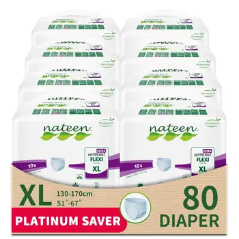 nateen Nateen Flexi Ultra Extra Large 8 bags of 10 80/Box