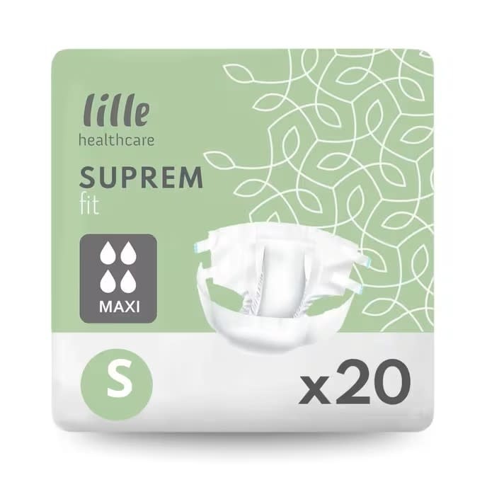LIL-Lille Lille Healthcare Lilfit Suprem T1 Small Maxi Total Iso Absorbency 2190 Ml CS/4bg (20ea/Bg)