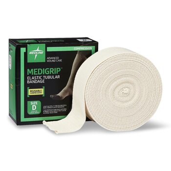 MedLine Medigrip Elasticated Tubular Bandage Size D 7.5cm X 10m Each