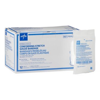 MedLine Medline Conform Stretch Gauze Bandage 2" Sterile 12/Bx