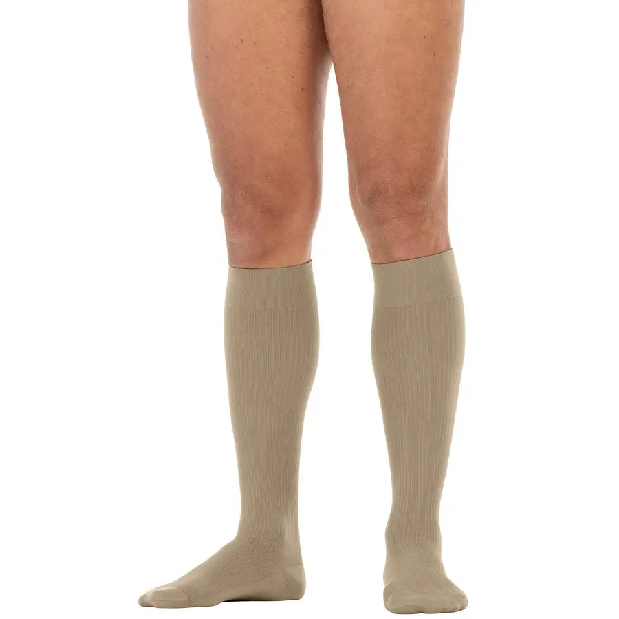 JOB-Jobst JOBST 15-20 mmHg Khaki Knee High Stockings M formen