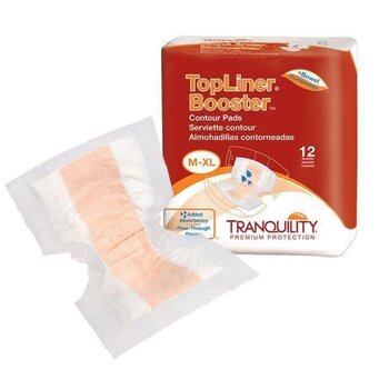 Tranquility TopLiner 2 Booster Contour Pad, 21.5” x 13.5” 10bg of 12. 120/box