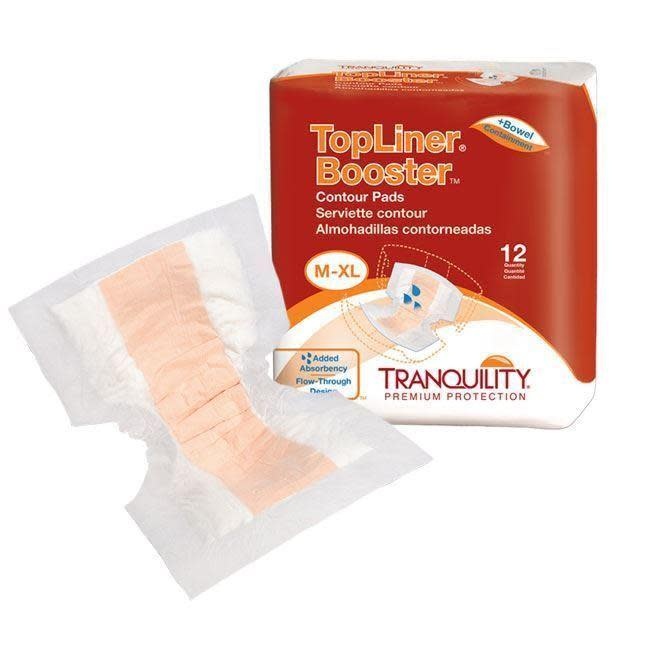 Tranquility TopLiner 2 Booster Contour Pad, 21.5” x 13.5” 10bg of 12. 120/box