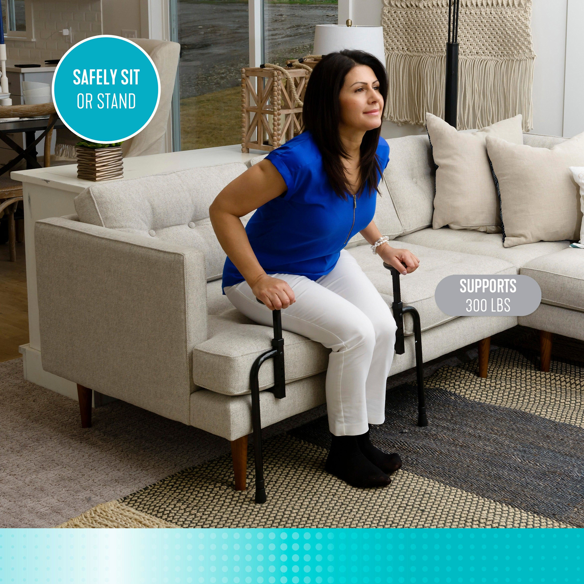 Stander EZ Stand-N-Go Dual handles for Sit and Stand