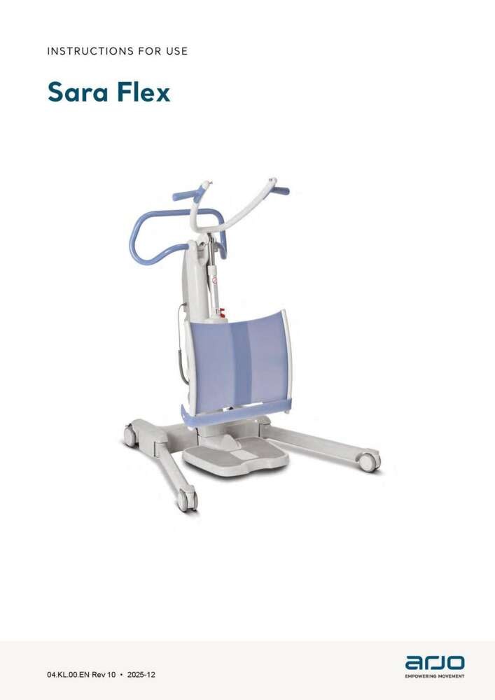 Arjo Sara Flex lift - Sit-to-stand movement aid