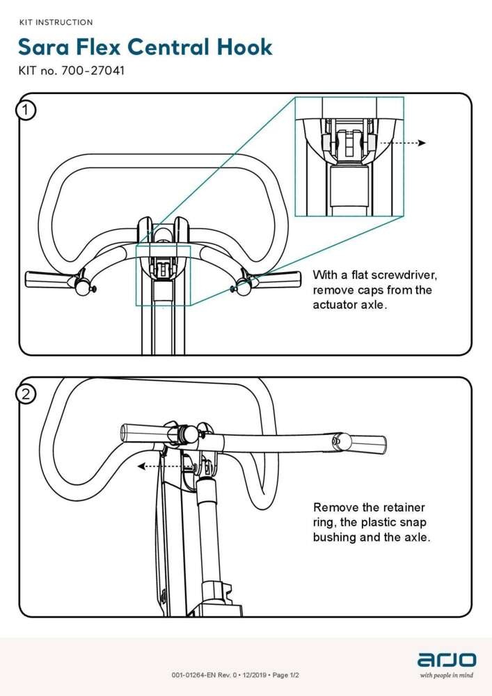 Arjo Sara Flex lift - Sit-to-stand movement aid