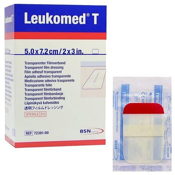 BSN Leukomed T Waterproof Transparent Film Sterile 7.2 cm x 5 cm single