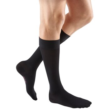 Mediven Mediven Plus Compression Stockings 20-30mmHg Black 7 Calf Regular w/silicone