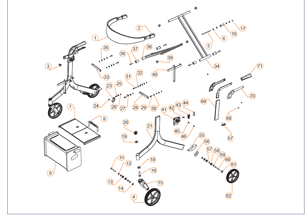 STL-Stella Stella Replacement Parts Release Seat Strap (Diagram#8)