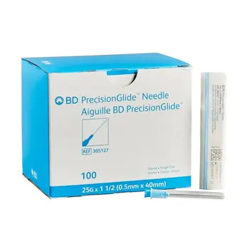 BD Medical BD PrecisionGlide Hypodermic Needle 100/bx 25g x 1 1/2" single