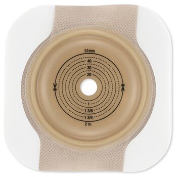 Hollister Hollister New Image Convex CeraPlus Skin Barrier w/Tape Border Cut-To-Fit Flange Up To 2 3/4" (70mm) Stomas Up To 2" (51mm)  Each