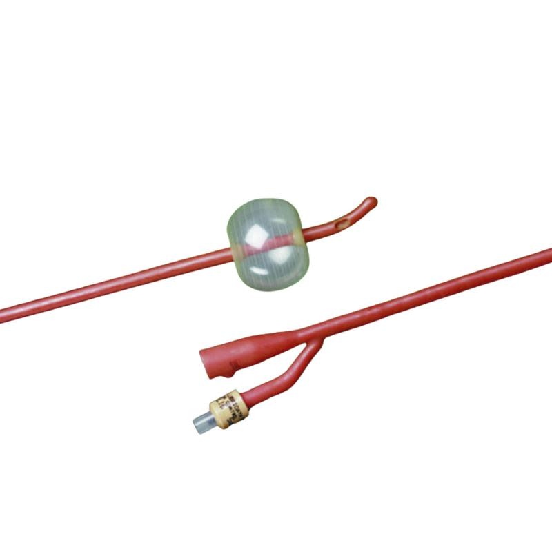 BRD-Bard Bard Lubricath Tiemann 2-Way Med Olive Coupe-Tip Single-Eye Foley Cath 16Fr 5cc single