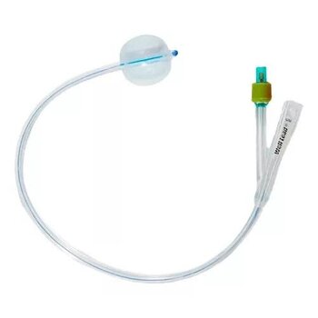 BRD-Bard BX/12 2-WAY 100% SILICONE FOLEY CATH 14FR 5CC, ELASTOMER RIBBED