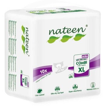 Nateen Combi X Ultra Large Briefs 8 bags of 10 80/BX