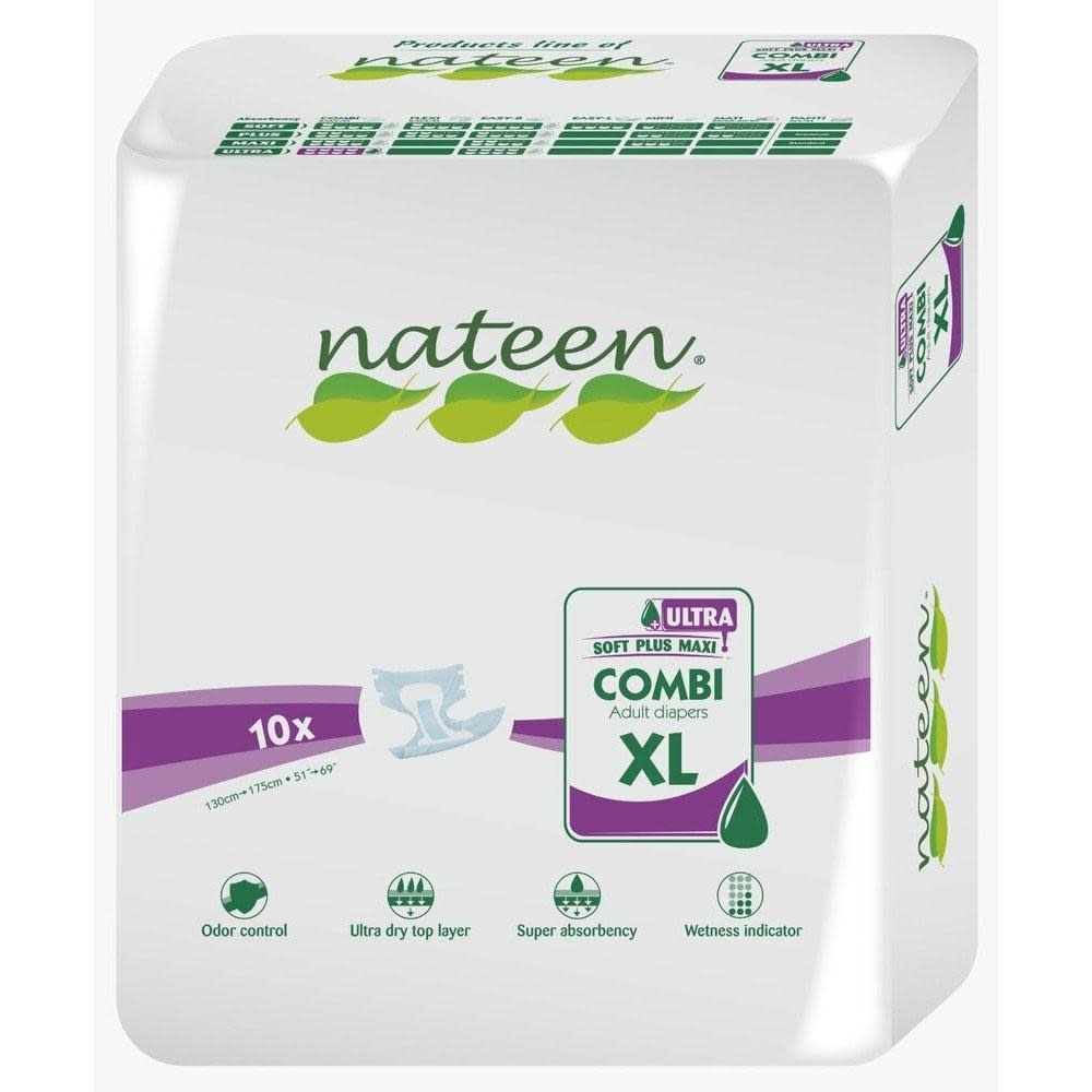 nateen Nateen Combi X Ultra Extra Large Briefs 8 bags of 10 80/BX