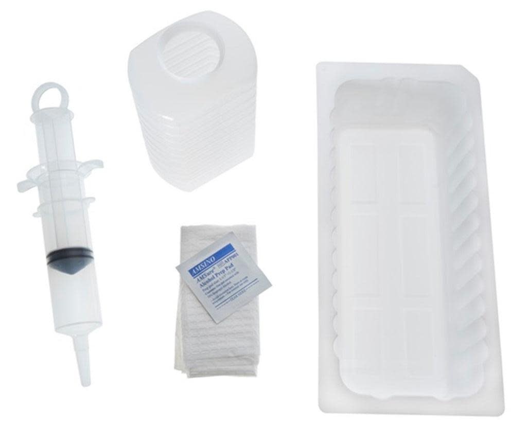 Amsino International Amsino 60cc Piston Irrigation Tray W/ 500cc Graduated Container Sterile Each