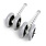 Guardian Replacement Wheels Novaplus 5" Walker Wheels Dual 5" for Bariatric Walker PAIR