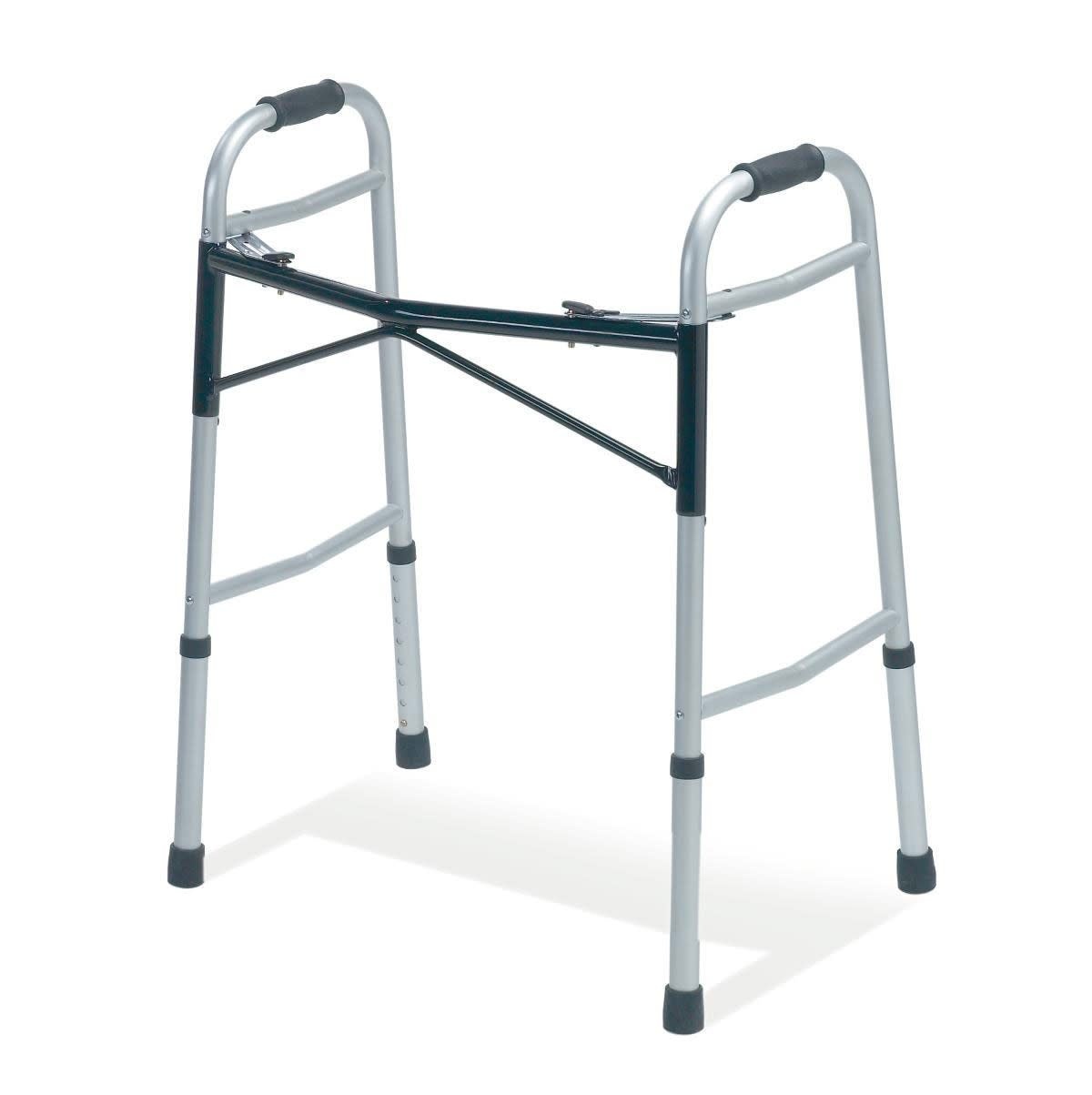 Guardian Medline Bariatric Folding Walker 2 Button 650 lb. Capacity Each