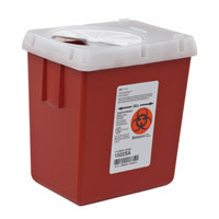 Covidien Covidien Kendall SharpSafety Autodrop Phlebotomy Container 5.5"W X 4"D X 6"H