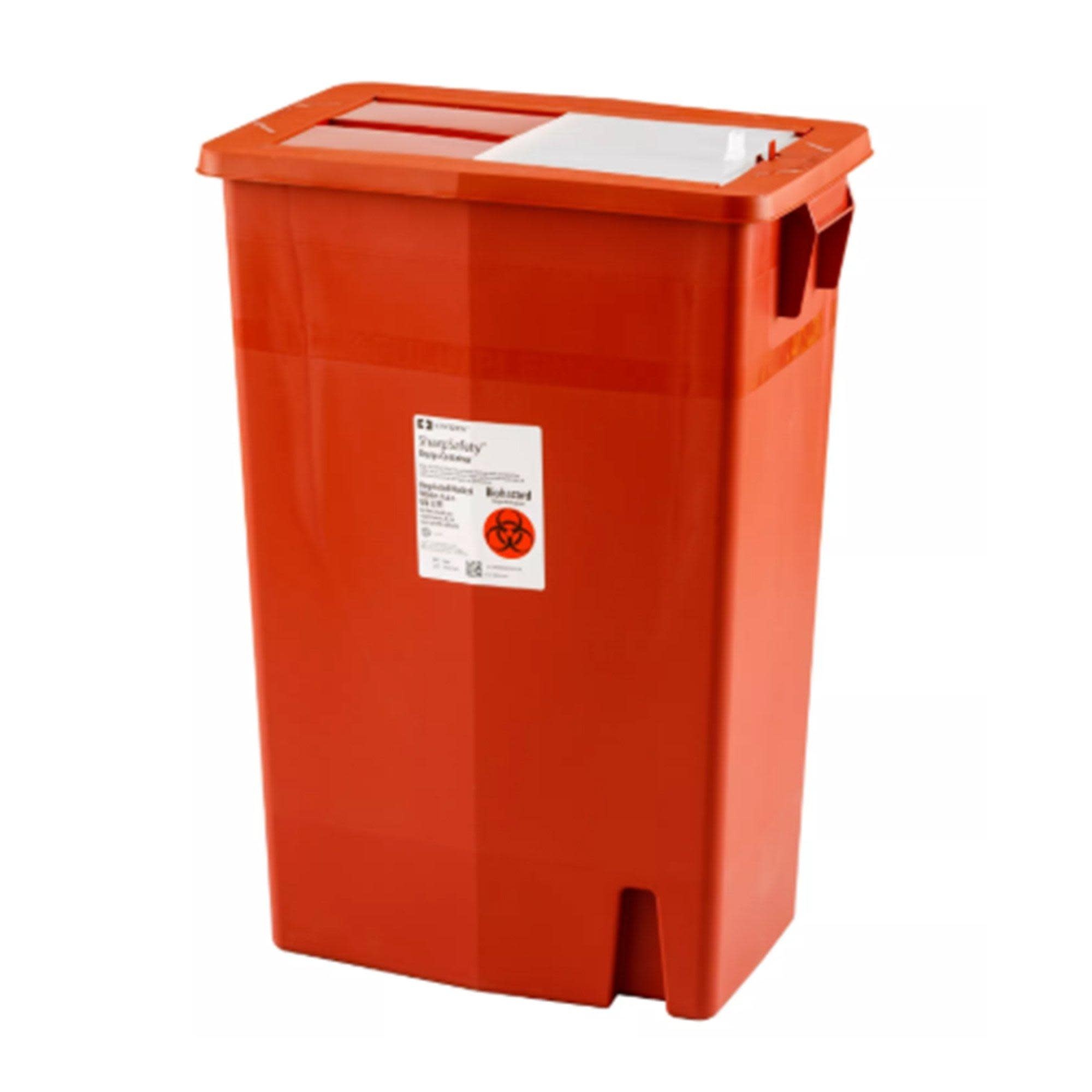 Covidien 8939 SharpSafety Containers w Sliding Lid 18 Gallon