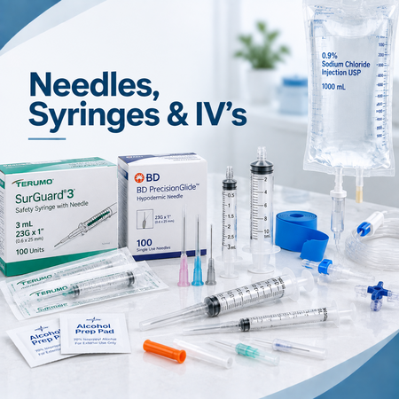 Needles, Syringes & IV's
