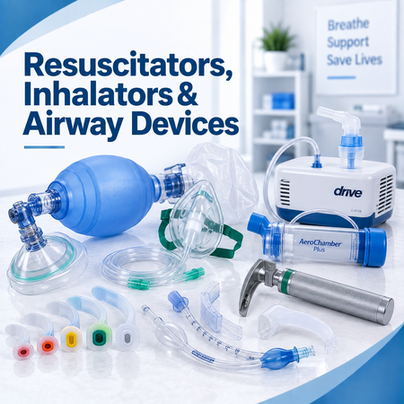 Resuscitators, Inhalators & Airway Devices