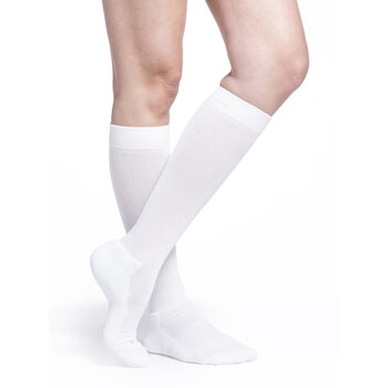 SIGVARIS 362C Motion Cushioned Cotton 20-30mmHg W MS White