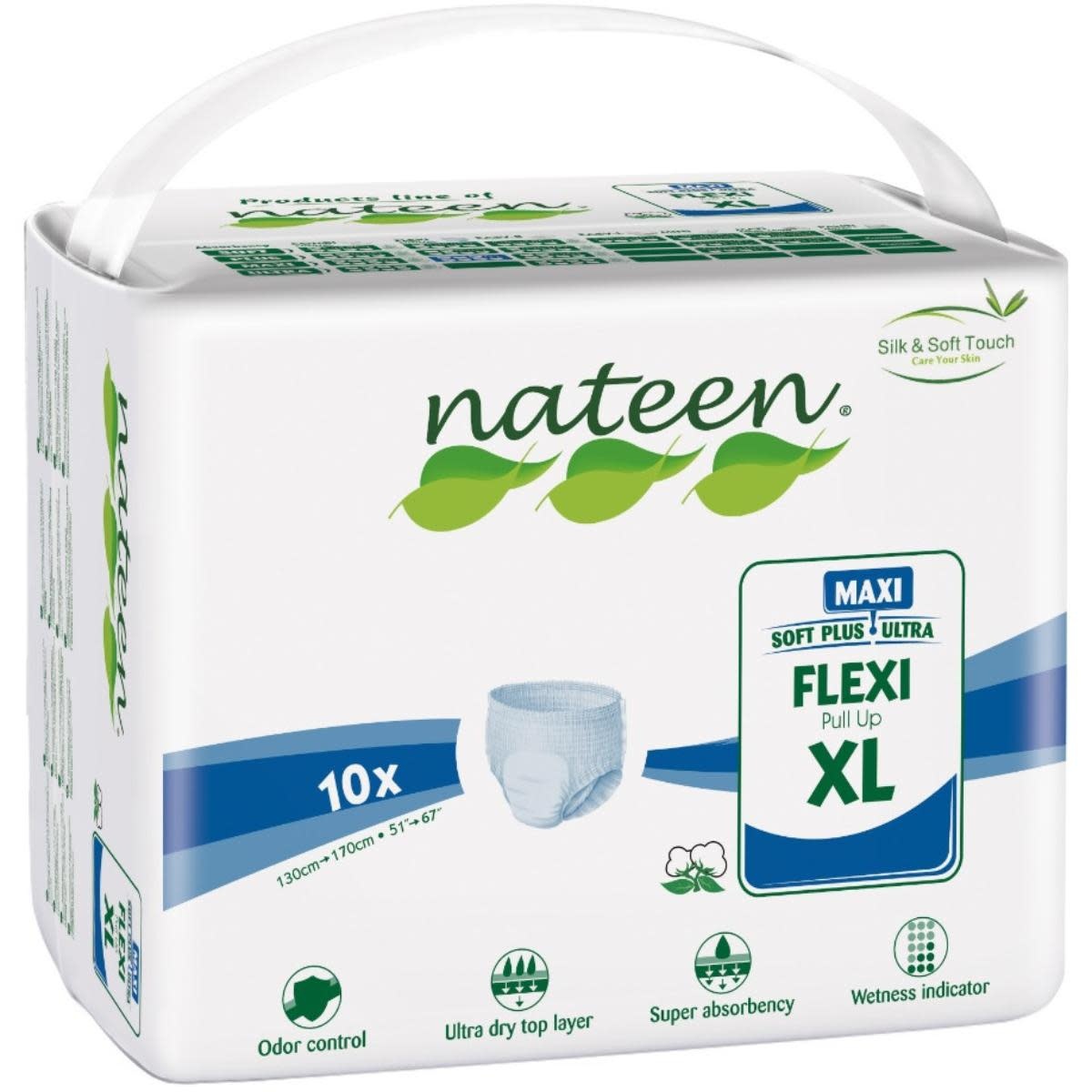 nateen Nateen Flexi Ultra U/W Extra Large 4 bags of 10  40/bx