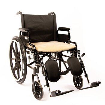 Australian Sheepskin Australian Sheepskin Wheelchair Pad Contour shape (21” x 18”)