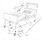 Drive Medical Replacement Parts Drive Full-Electric 42" Bariatric Hospital Bed Receptacle for Caster  (Diagram#15)
