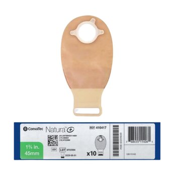 Conveen Conveen Natura Drainable Pouch Opaque Size 45mm (1 3/4in) 10in Length 10/Bx
