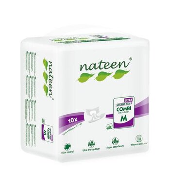 nateen Nateen Combi X Ultra Medium Briefs 4 bags of 10 40/BX